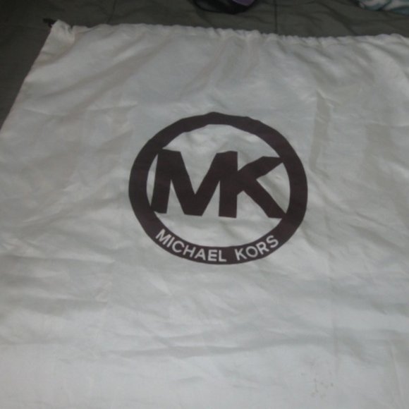 Michael Kors Denim/Tan Leather Satchel with Gold Tone Hardware - Picture 5 of 5